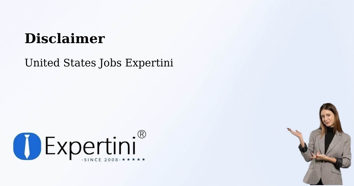 Disclaimer – Mclean - United States Jobs Expertini
