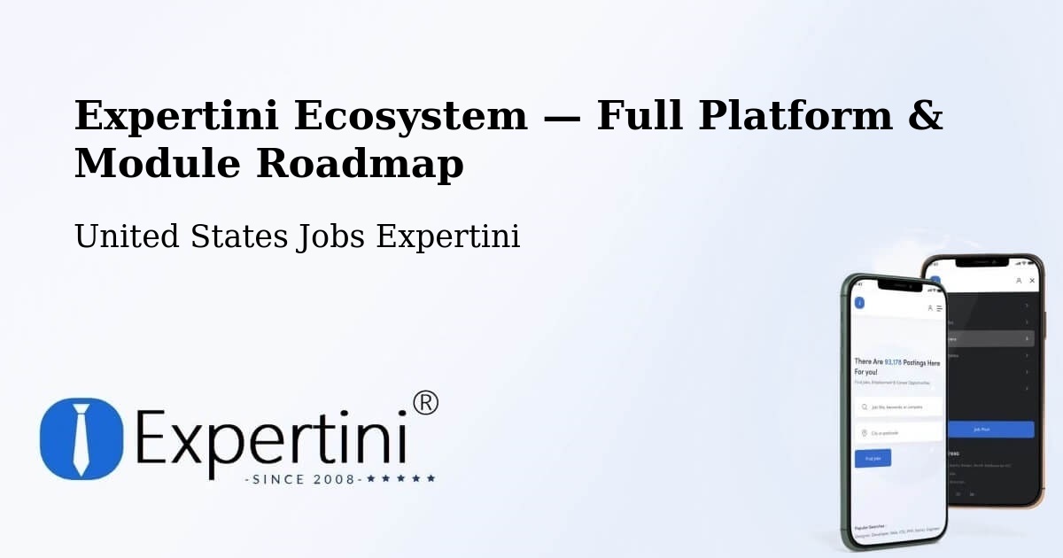 Expertini Ecosystem — Full Platform & Module Roadmap – Mclean